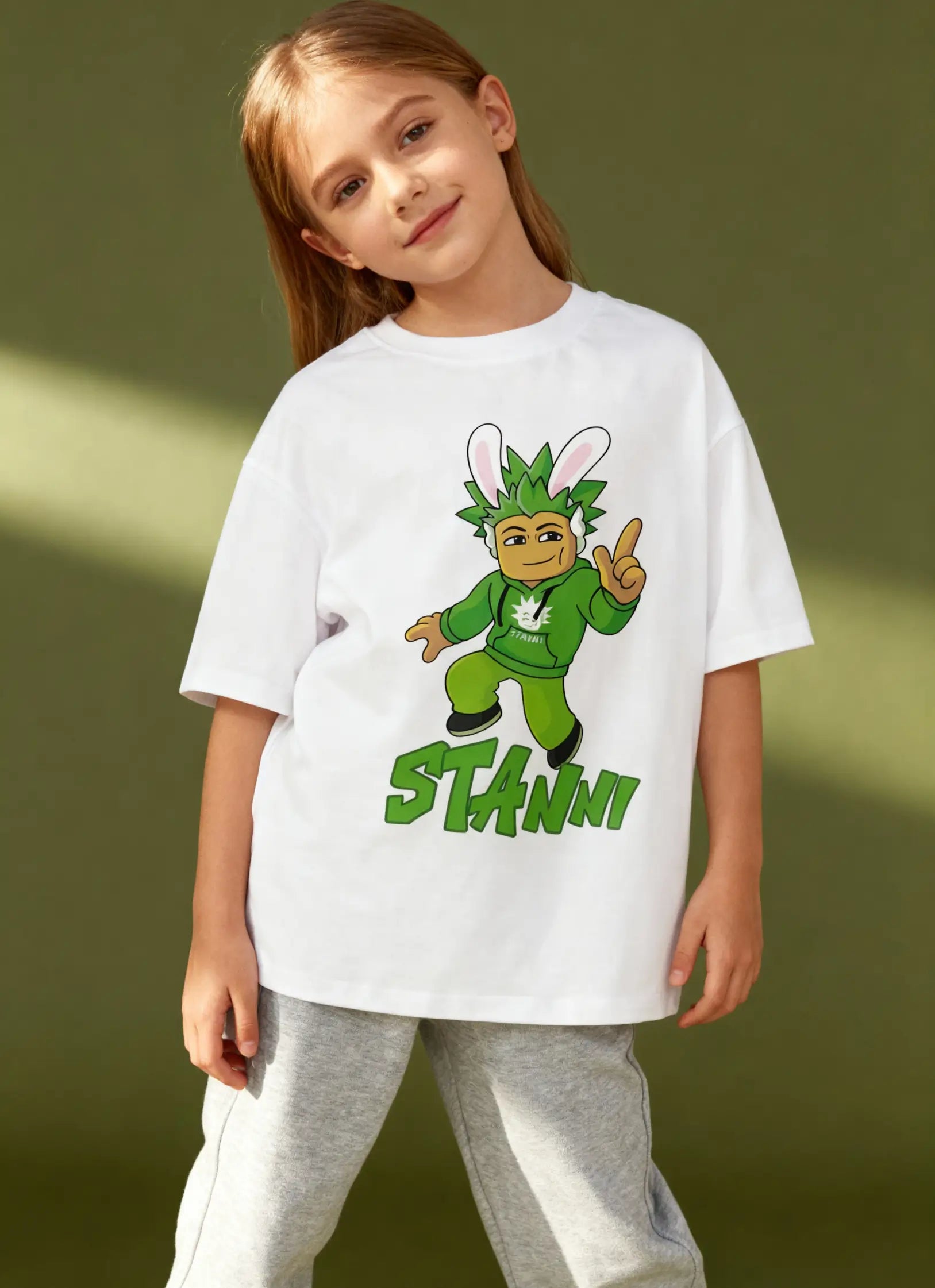 Stanni Oversized T-Shirt Weiß