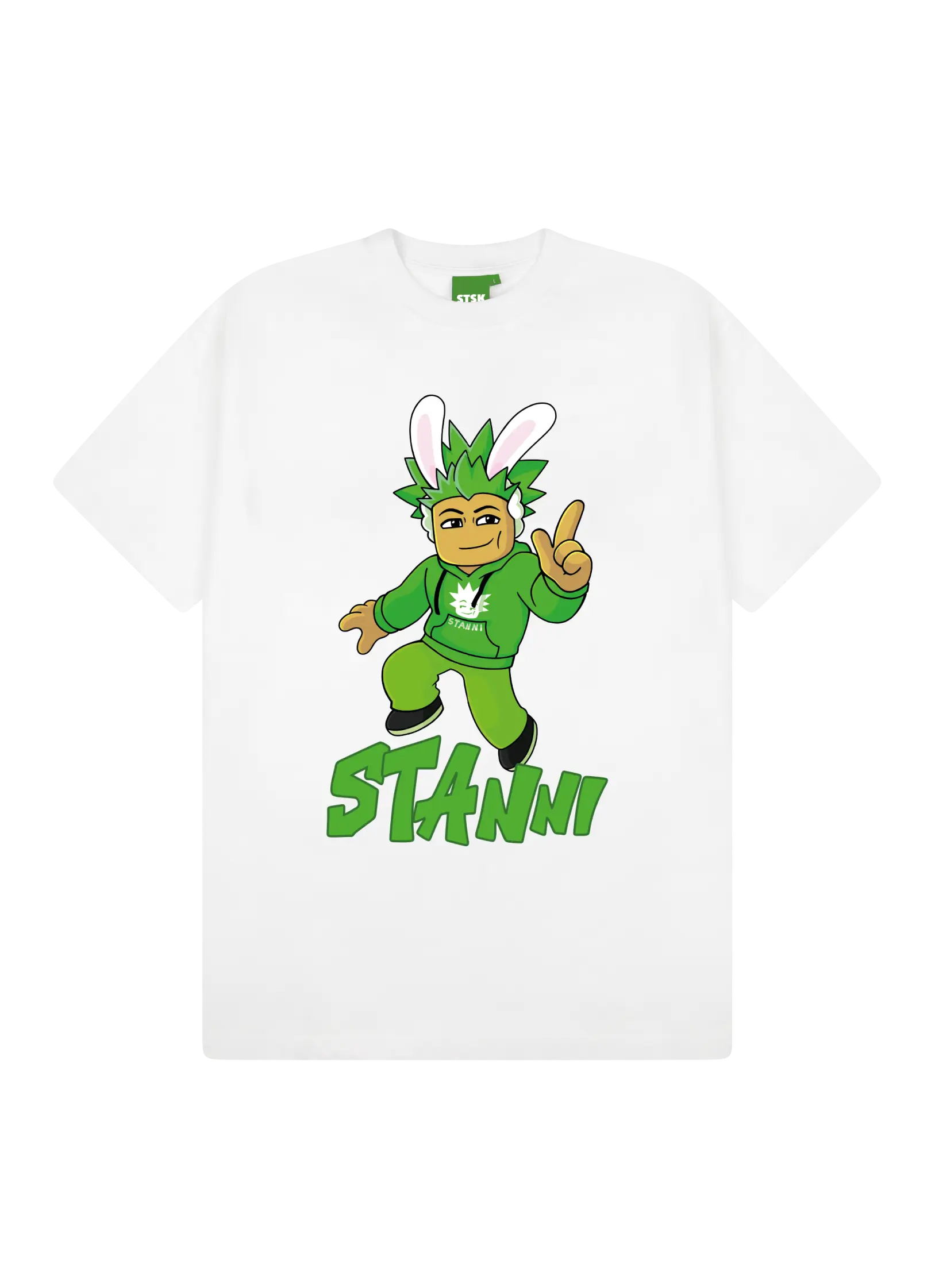 Stanni Oversized T-Shirt Weiß